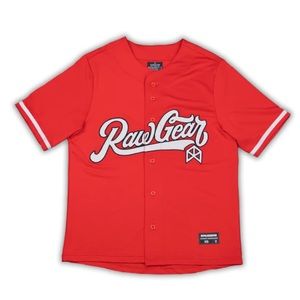 Baseball Jersey — Red & White